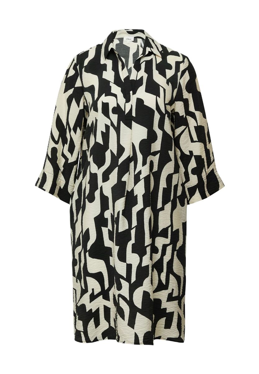 Kleid mit geometrischem Muster