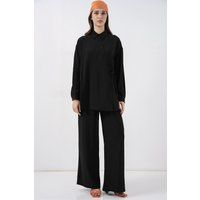 Set aus Hemdkragen-Tunika und Hose
