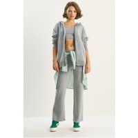 Set aus Strick-Hoodie und Hose