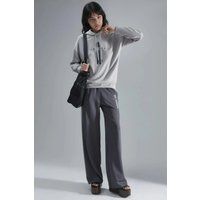 Modal Touch Kapuzenpullover und Weite Hose Set