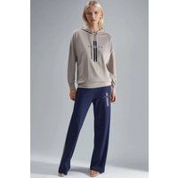 Weiches Modal-Set mit Streifendetails