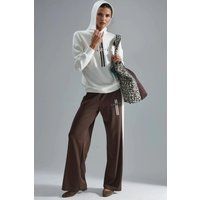 Modal-Touch Kapuzenpullover und weite Hose Set