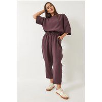 Oversized-Set mit U-Boot-Ausschnitt