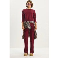 Strukturiertes Rippstrick-Co-Ord-Set
