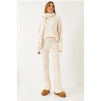 Strukturiertes Zopfstrick Oversize Co-ord Set