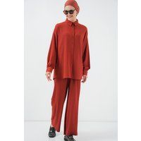 Strukturiertes Oversized-Strick-Set