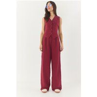 Zweiteiler aus Weste und weiter Hose