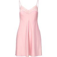 Fließendes Satin-Unterkleid mit Spitze