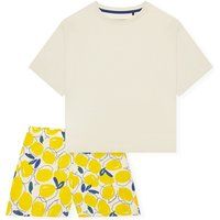 Pyjama-Set aus Modal mit Zitronen-Print
