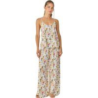 Fließendes Pyjama-Set mit Blumenmuster