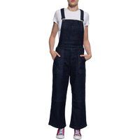 Locker geschnittene Denim-Latzhose