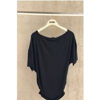 Elegante Jersey-Bluse mit U-Boot-Ausschnitt