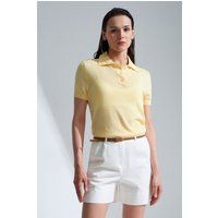 Kurzärmliges Poloshirt aus Strick