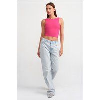 Ärmelloses Cut-Out Crop-Top