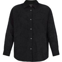 Locker geschnittene Bluse mit Blumenstickerei