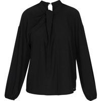 Elegante drapierte Bluse mit Bindedetail