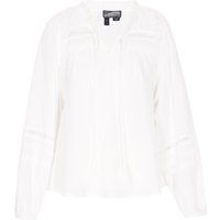 Vintage-Bluse mit Stickereien und Troddeln
