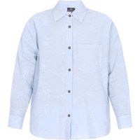Besticktes Hemd mit Blumenmuster