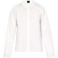 Lockere Bluse mit Ballonärmeln