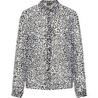 Elegante Bluse mit Leopardenmuster