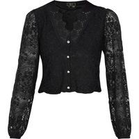 Elegante Bluse mit Blumenspitze