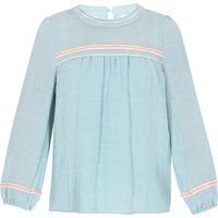 Bestickte Festival-Bluse mit Raffungen