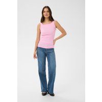 Figurbetontes geripptes Jersey Tanktop