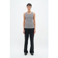 Gestreiftes Slim-Fit Rippen-Top