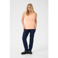 Geripptes Jersey-Top, Eng Anliegend