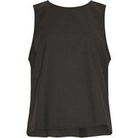 Minimalistische ärmellose Bluse mit Rundhalsausschnitt