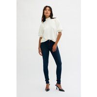 Minimalistische Bluse mit Stehkragen