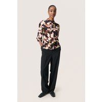Bluse mit abstraktem Print und 3/4-Ärmeln