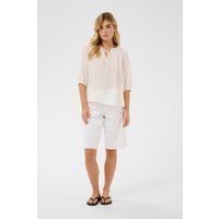Romantische Bluse mit Spitzenbesatz und Ballonärmeln