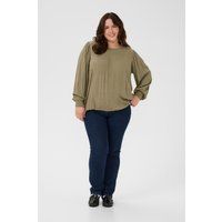 Schimmernde Bluse im Loose Fit