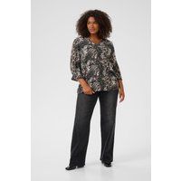 Lockere Bluse mit abstraktem Muster