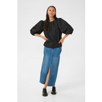 Elegante Bluse mit Volumenärmeln