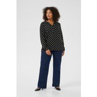 Elegante Bluse mit Punktemuster