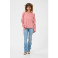 Bluse mit geometrischem Spitzenmuster