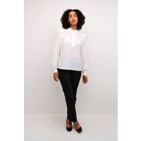Bluse mit Rüschenkragen