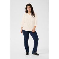 Strukturierte Bluse mit Rüschendetails