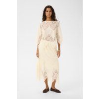 Bluse mit floralem Spitzenmuster