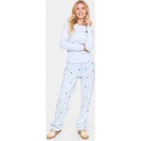 Tailliertes geripptes Langarm-Jersey-Shirt
