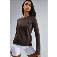Basic Langarmshirt mit Rundhalsausschnitt