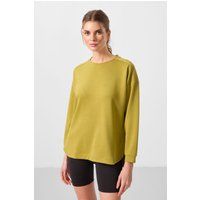 Langärmliges Jersey-Tunika-Top