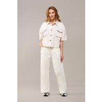 Oversized Utility-Bluse mit Taschen