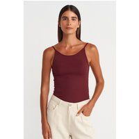 Geripptes Slim-Fit Camisole-Top