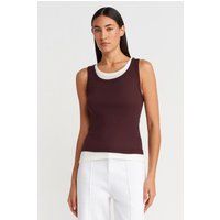 Geripptes Lagen-Look Tanktop