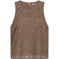 Elegantes Spitzentop mit Blumenmuster
