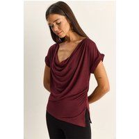 Elegante Bluse mit Schalkragen