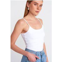 Körpernahes Stretch-Jersey Cami-Top